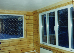 021 - Окна пвх в деревянном доме.